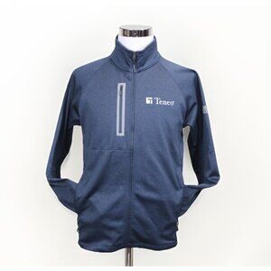 The North Face Jacket Mens M Canyon Flats Fleece Blue Full Zip heathered Tech